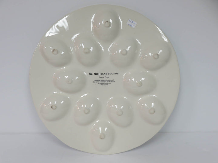 Holiday Egg Plate