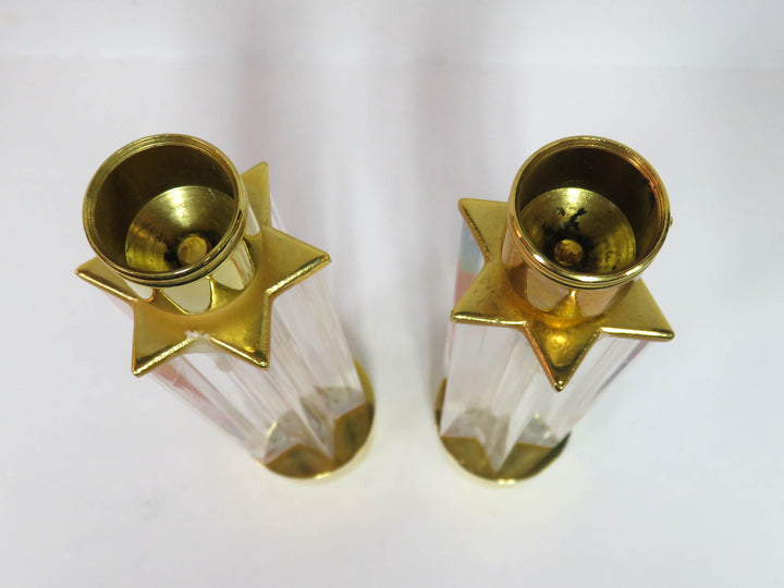 Colorful Shabbat Candleholders