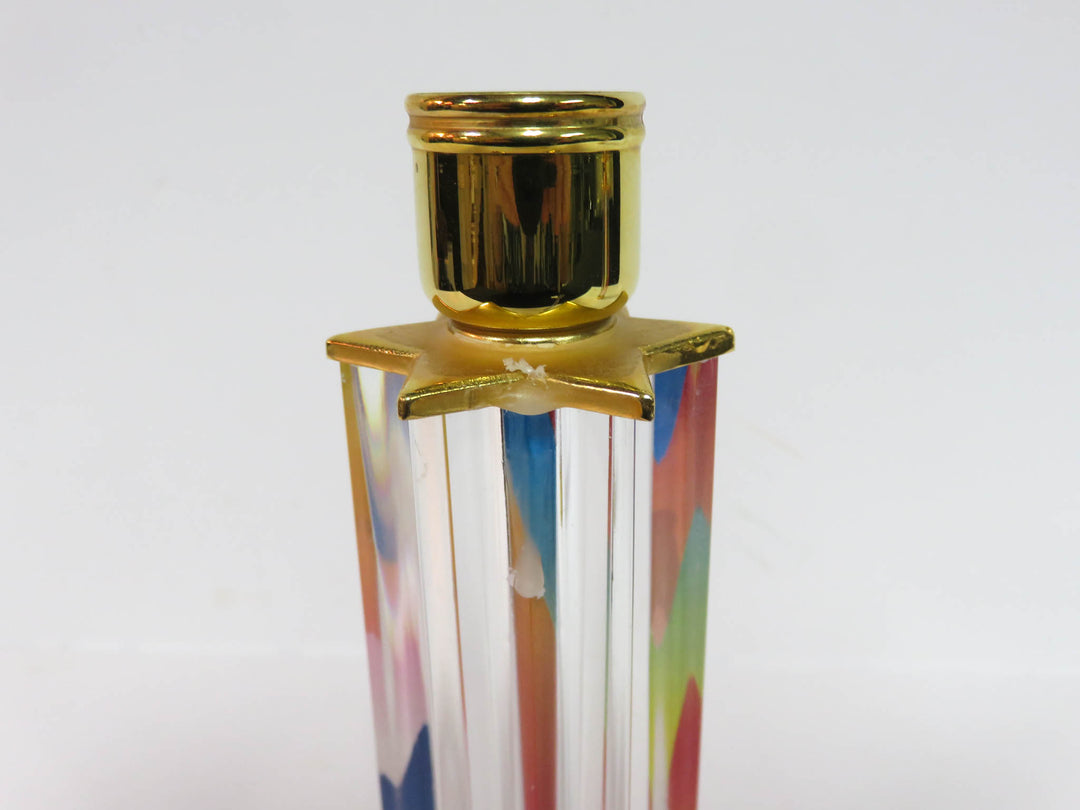 Colorful Shabbat Candleholders