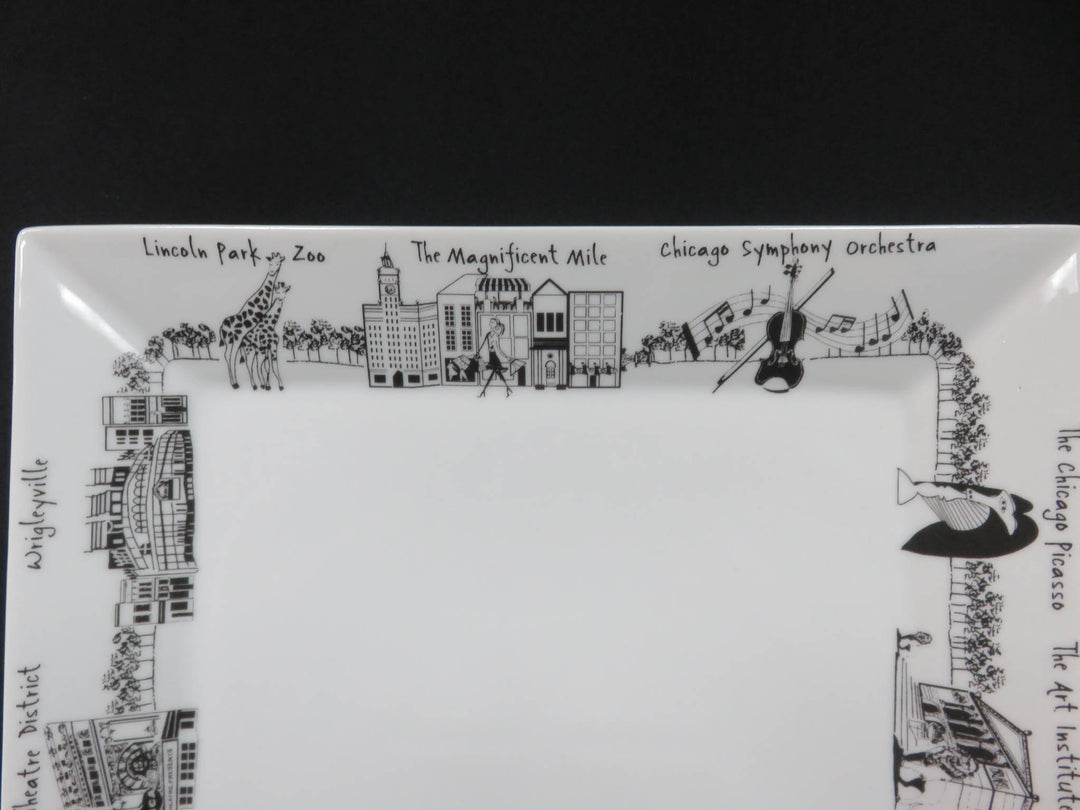 Chicago Landmarks Serving Plate