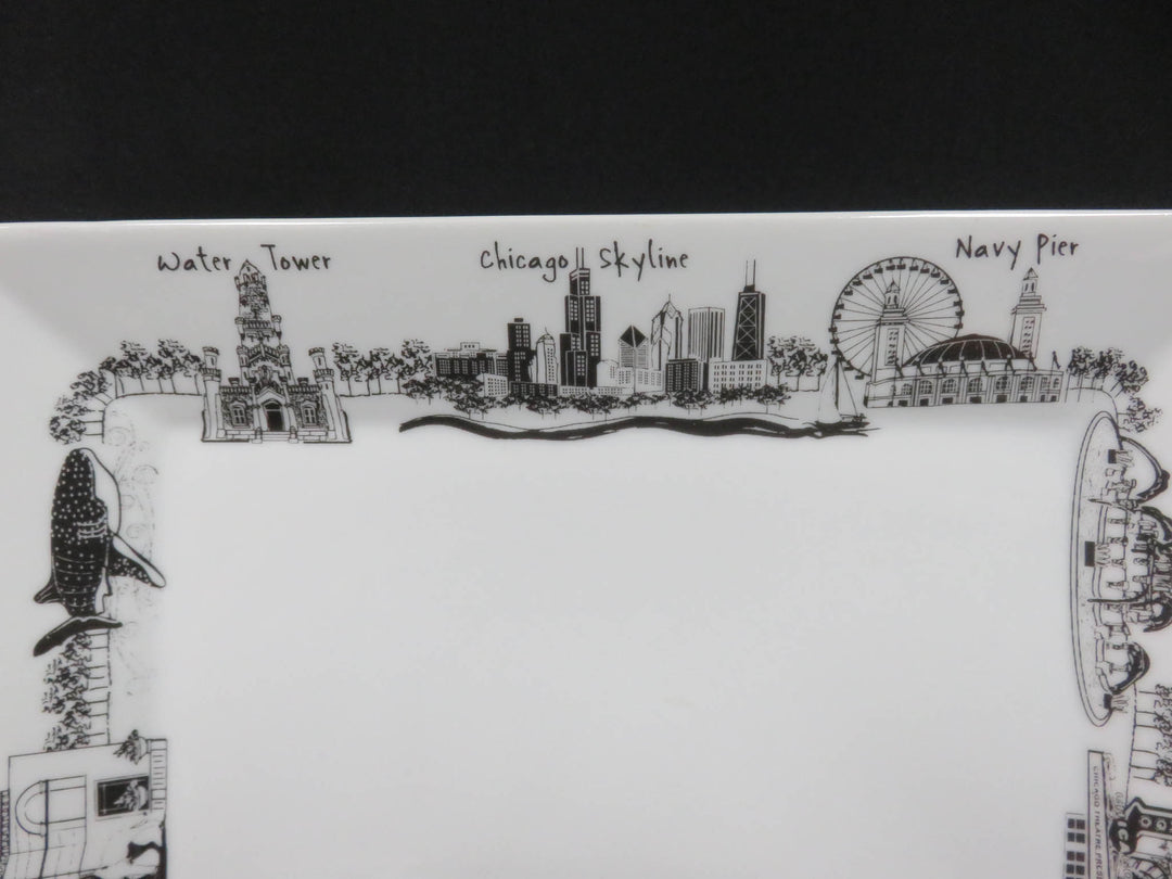 Chicago Landmarks Serving Plate