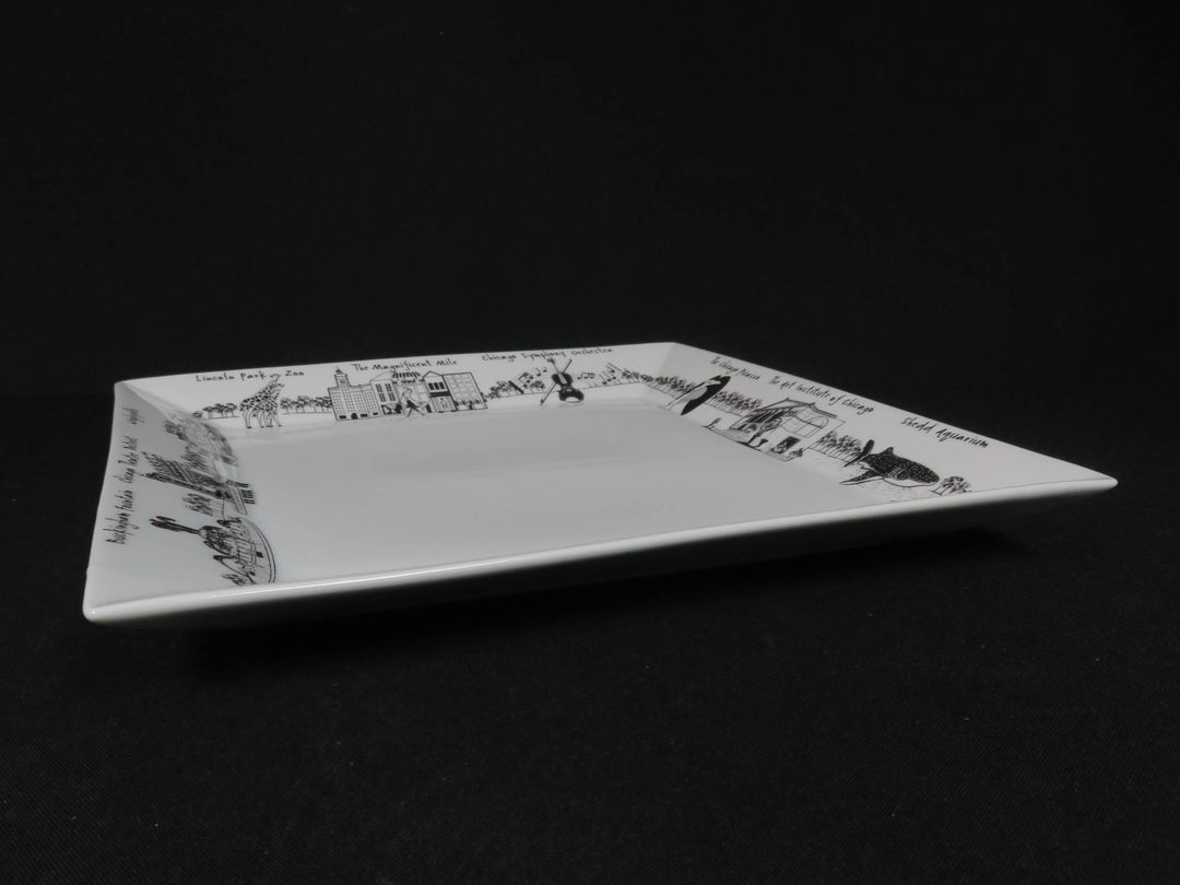 Chicago Landmarks Serving Plate