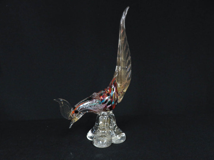 Murano Venetian Pheasant Figurine