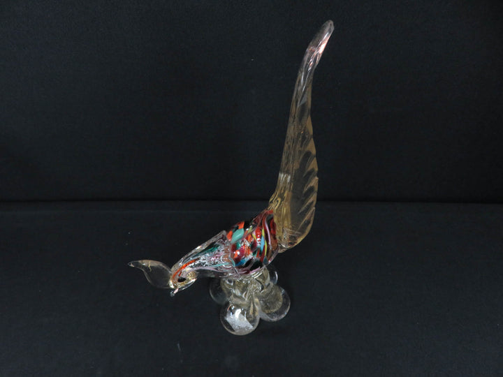 Murano Venetian Pheasant Figurine