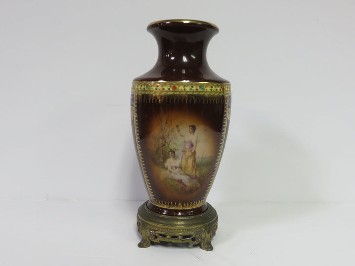 Epiag Royal Vase on Brass Stand