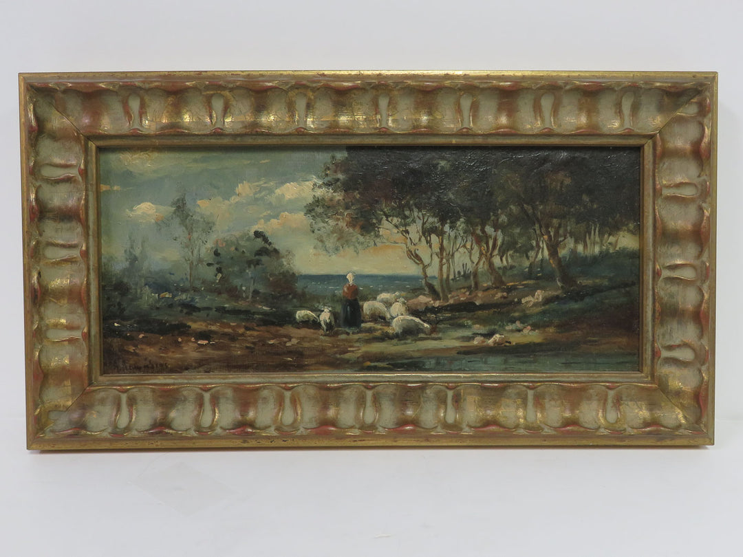 Pastoral Scene Oil Painting - Original
