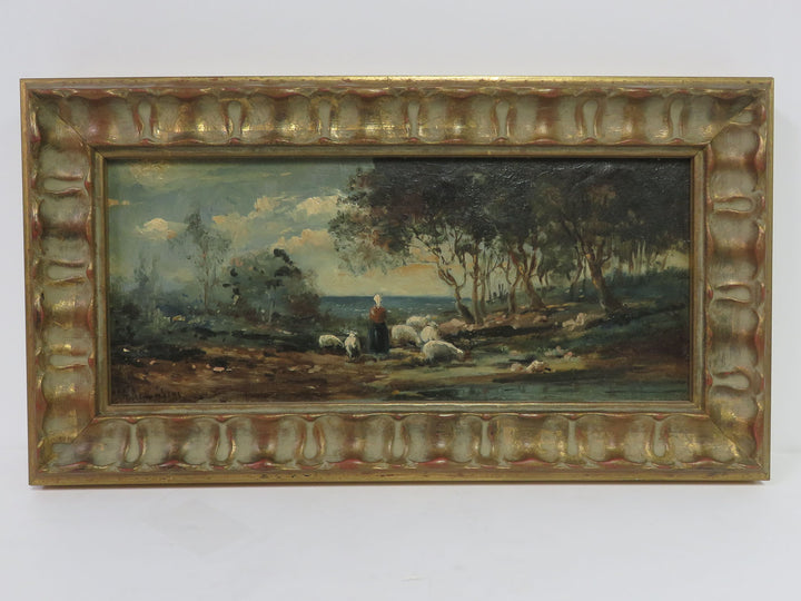 Pastoral Scene Oil Painting - Original