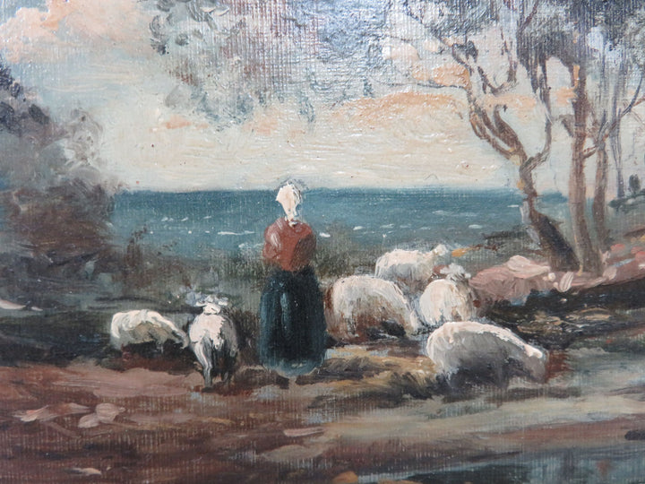 Pastoral Scene Oil Painting - Original