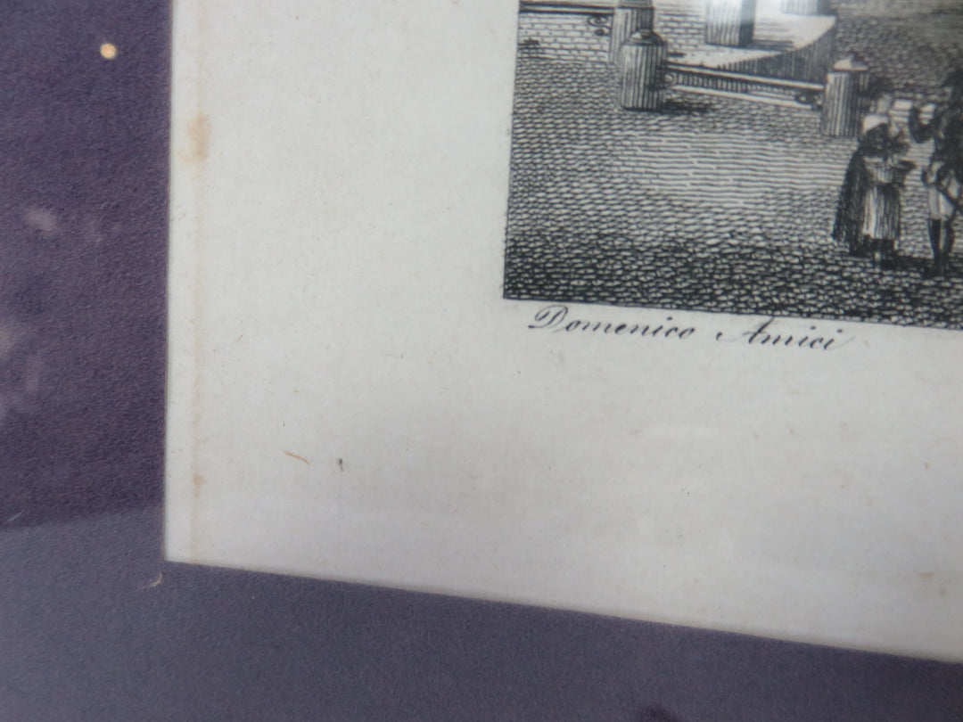 "Fontana di Trevi" Etching