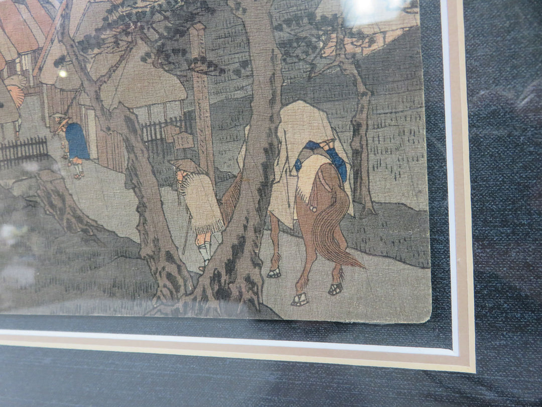 Fifty-Three Stations Woodblock by Utagawa Hiroshige