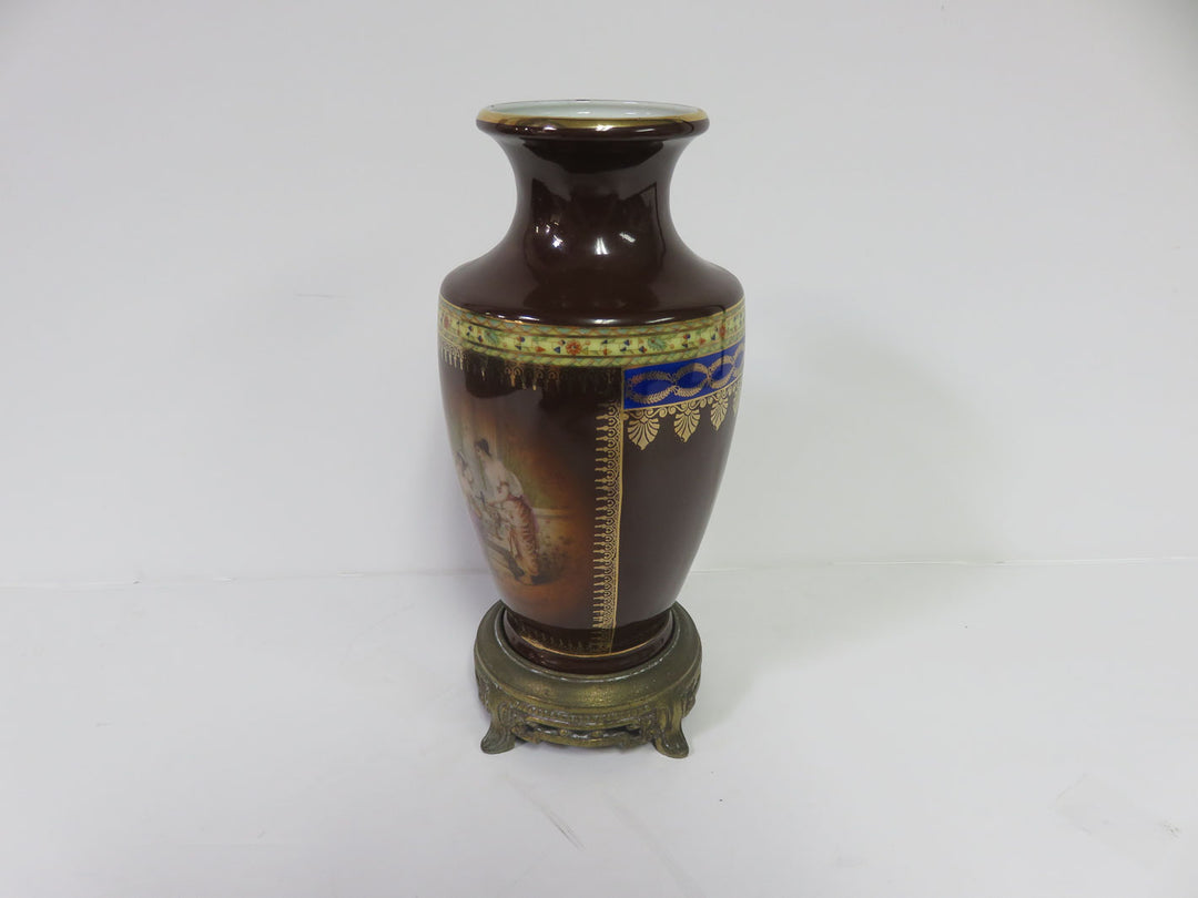 Epiag Royal Vase on Brass Stand
