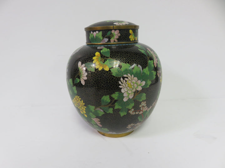 Cloisonne Ginger Jar
