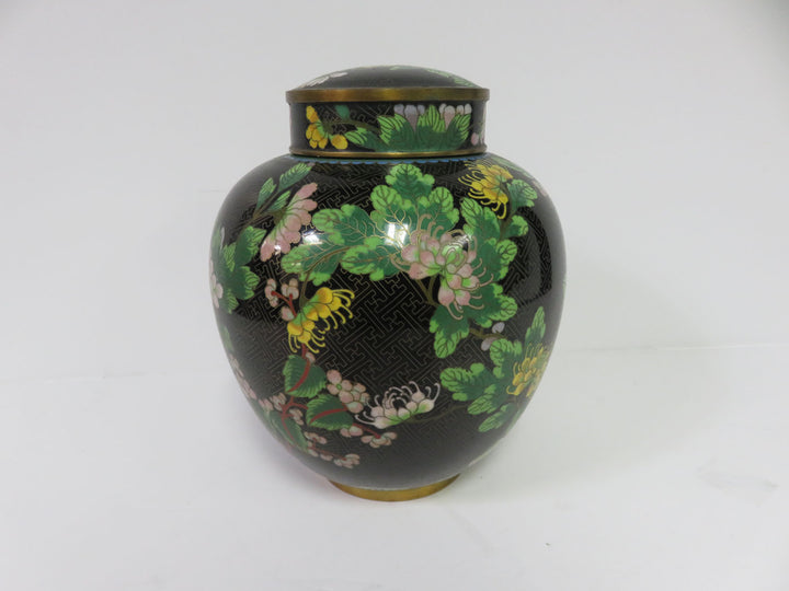 Cloisonne Ginger Jar