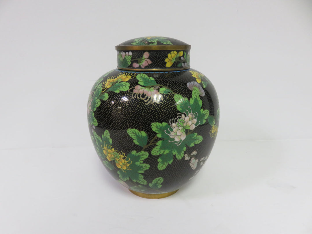 Cloisonne Ginger Jar