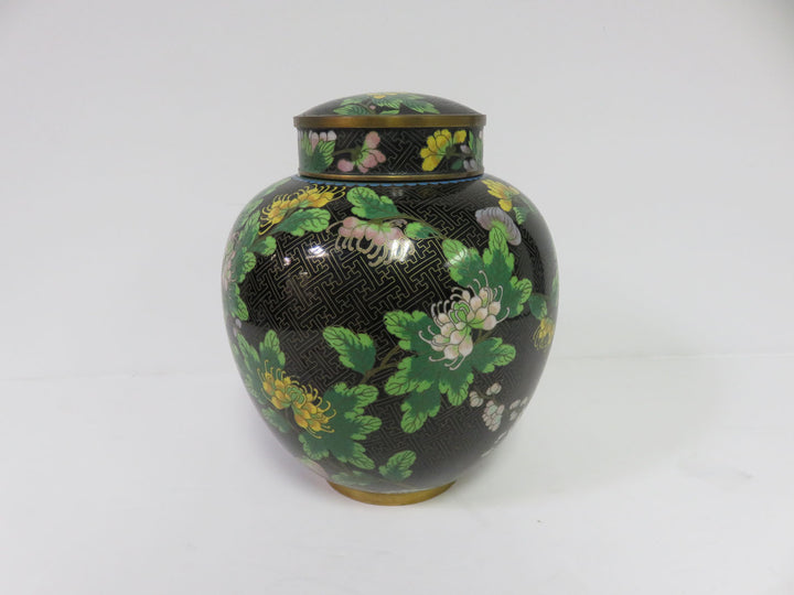 Cloisonne Ginger Jar