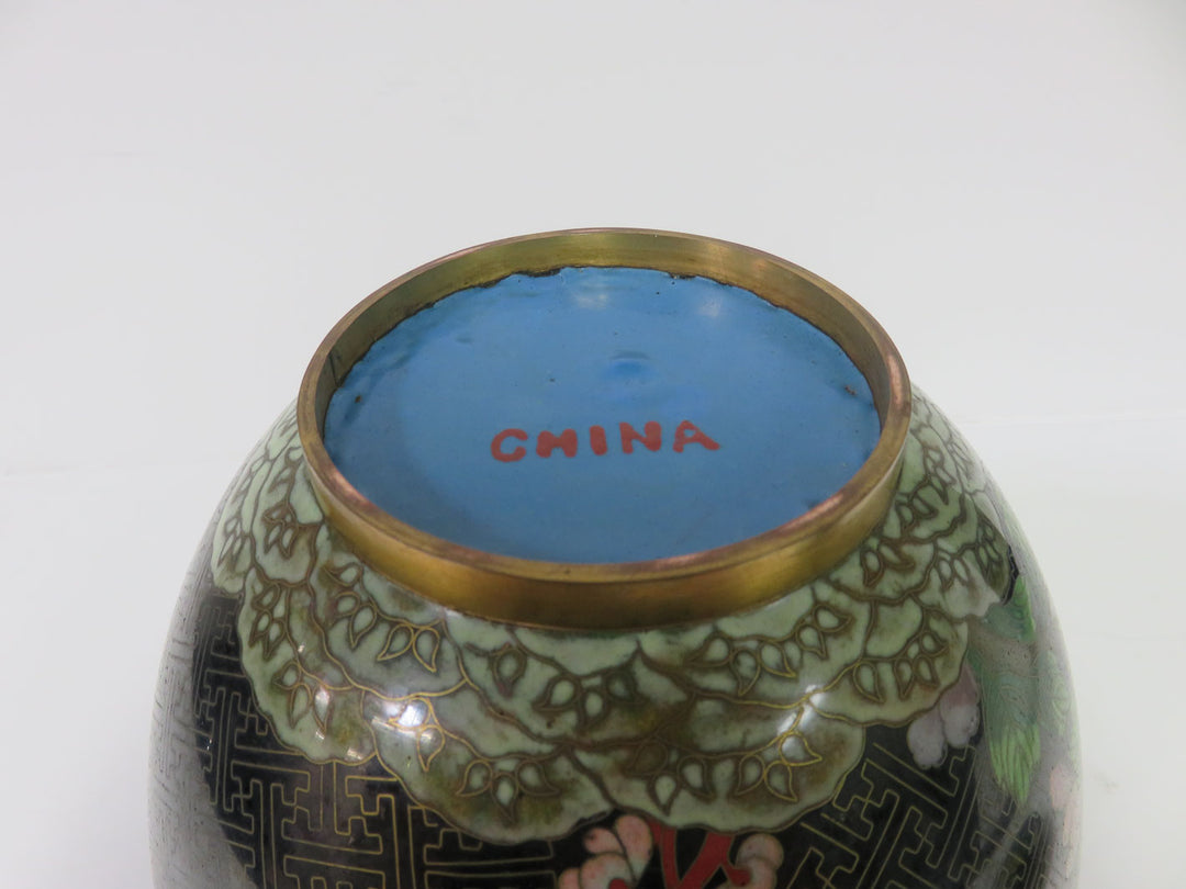 Cloisonne Ginger Jar