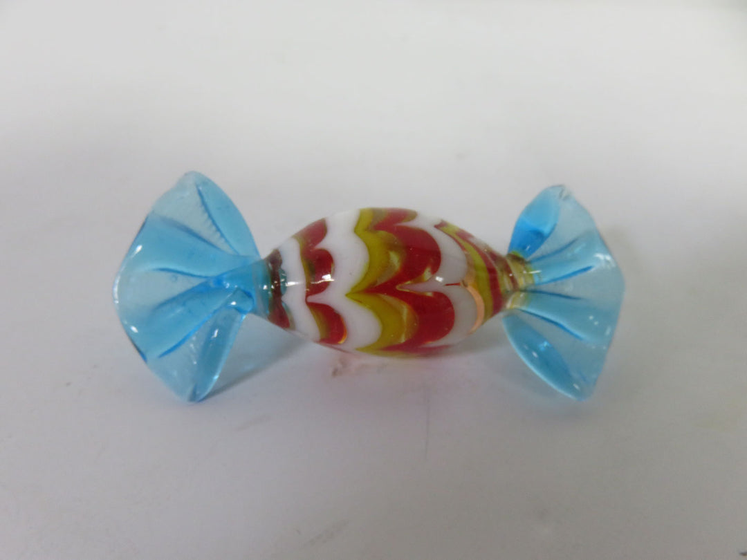 Art Glass Dish and Candies