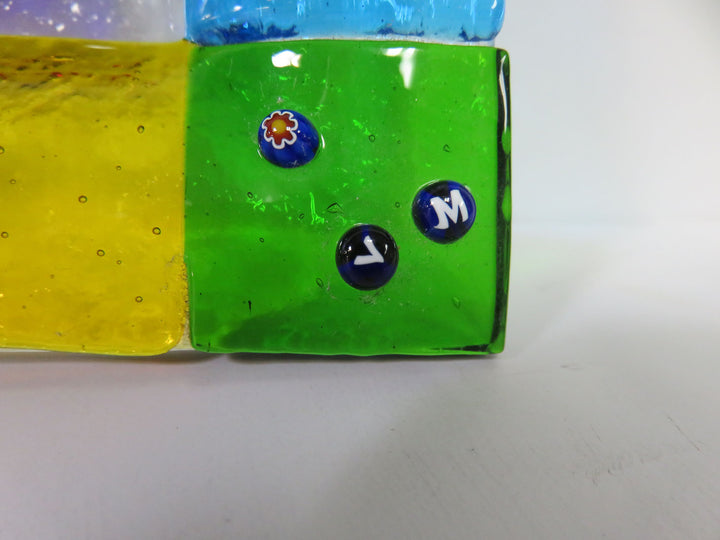 Art Glass Dish and Candies