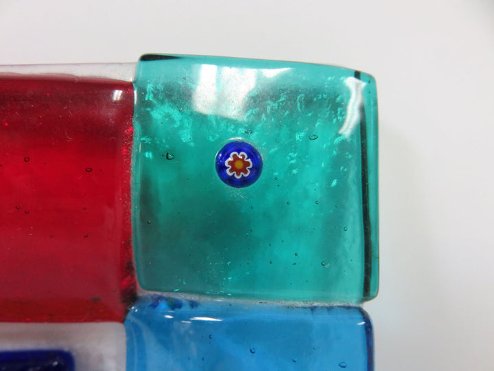 Art Glass Dish and Candies