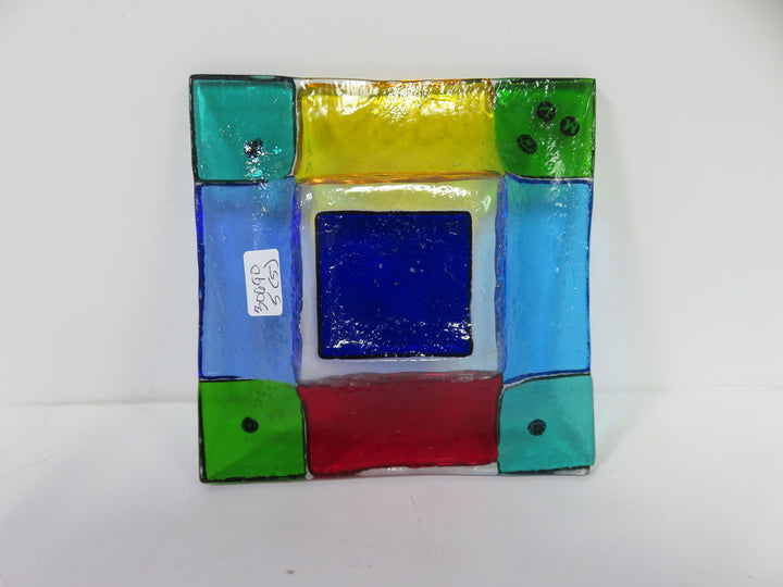 Art Glass Dish and Candies