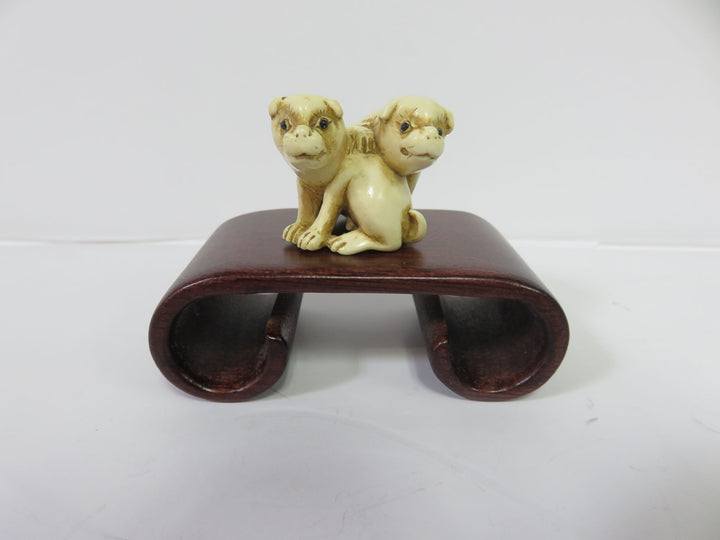Japanese Netsuke Figure on Stand