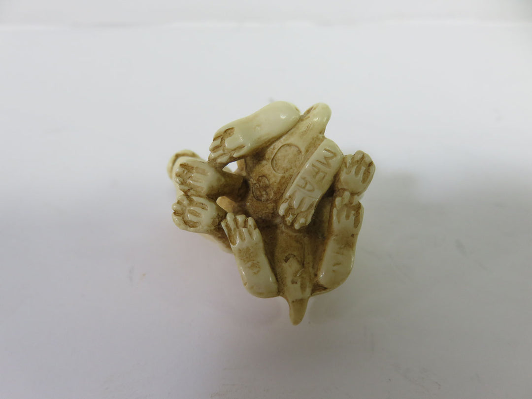 Japanese Netsuke Figure on Stand