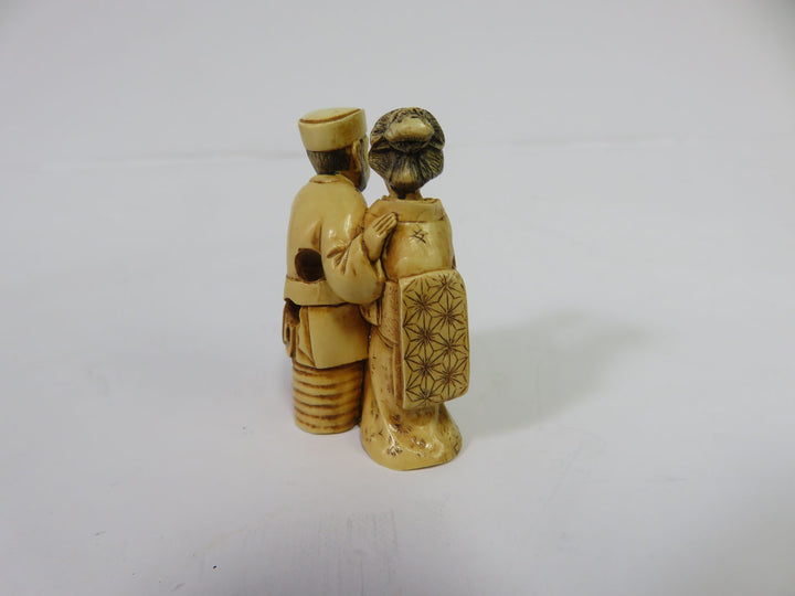 Japanese Netsuke Figure on Stand