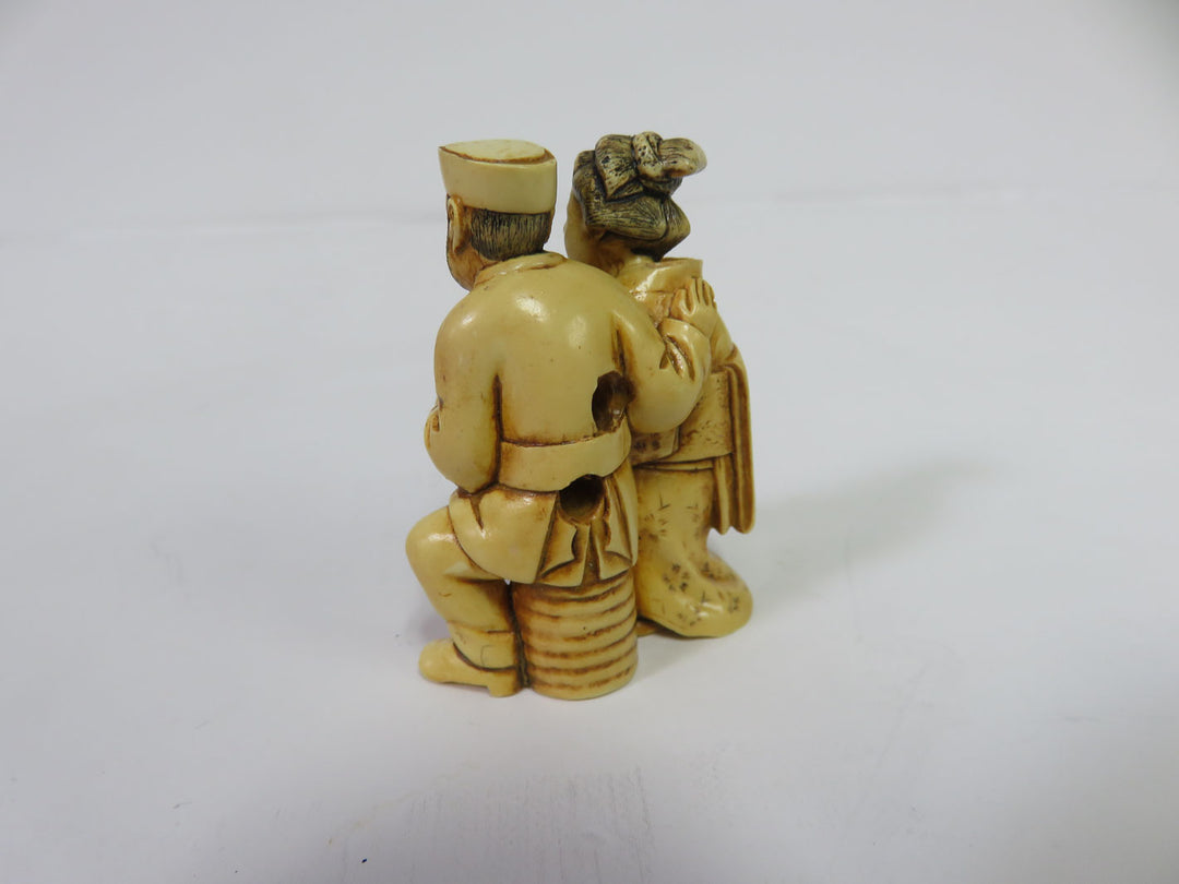 Japanese Netsuke Figure on Stand