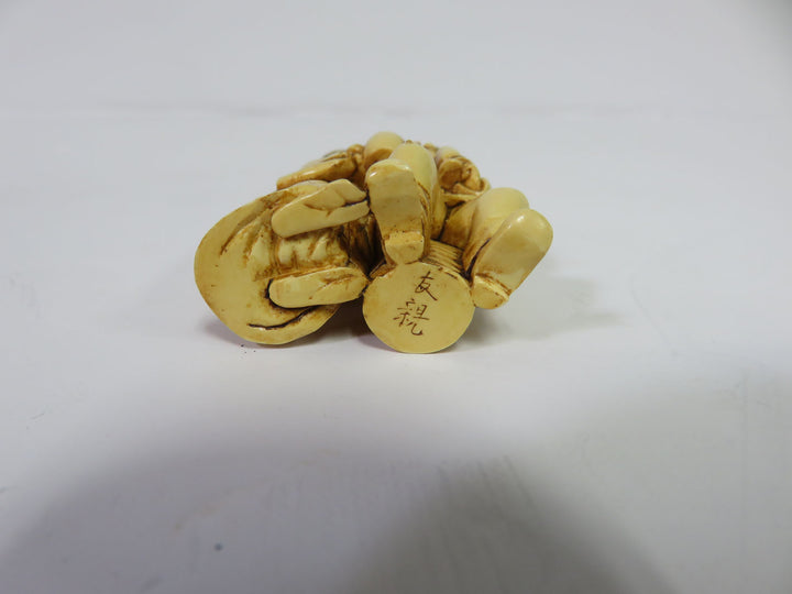 Japanese Netsuke Figure on Stand