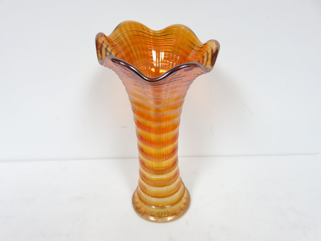 Irridescent Trumpet Vase