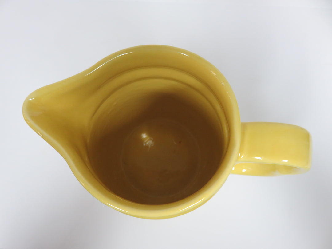 Yellow Ceramic Pitcher