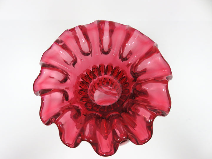 Fenton Cranberry Vase
