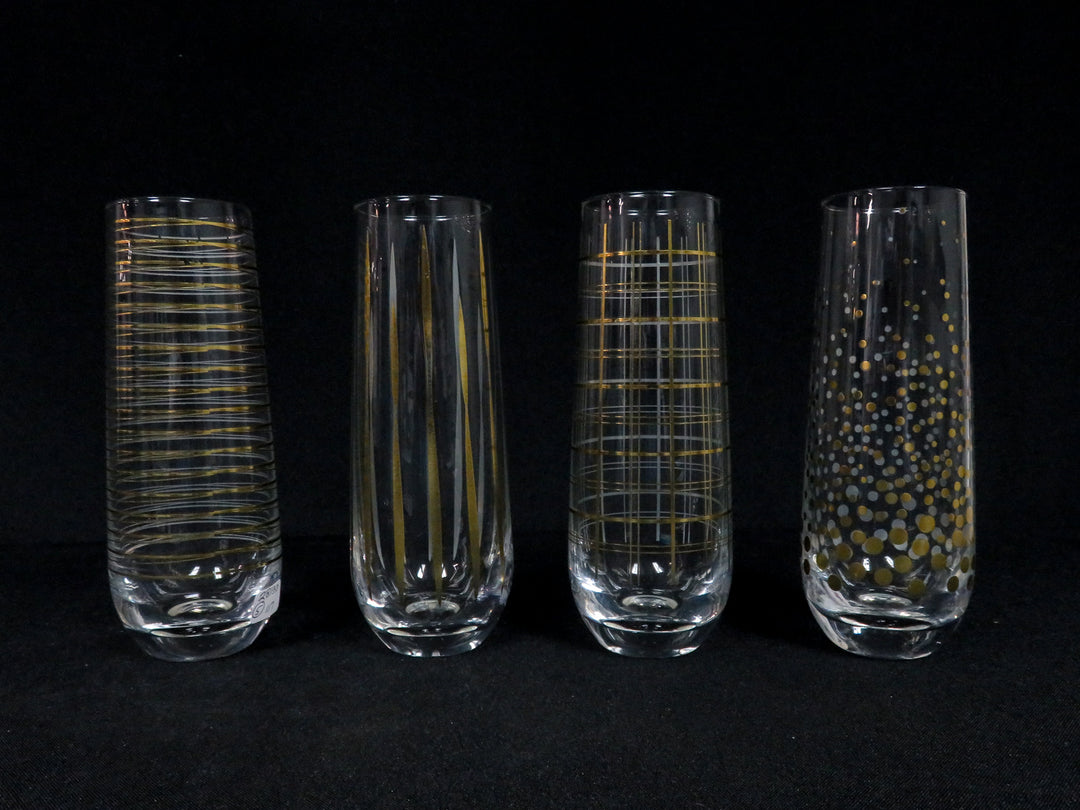 Stemless Glass Flutes