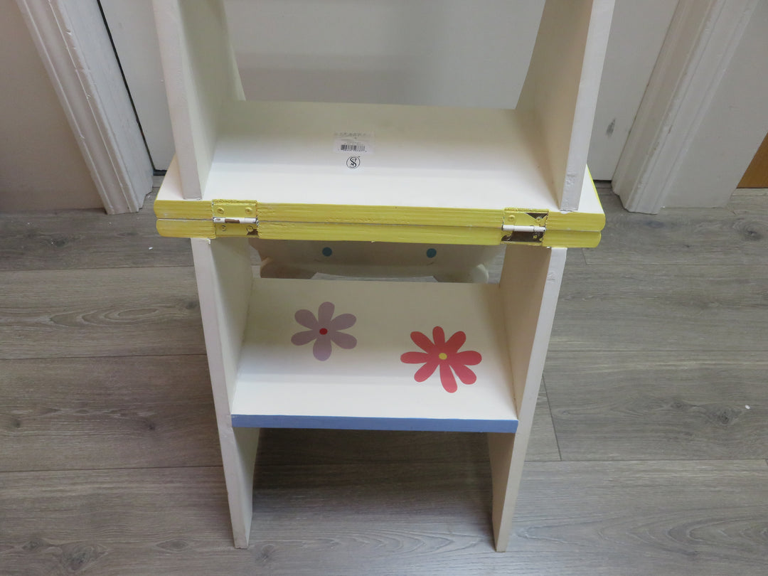 Painted Bunny Stepstool