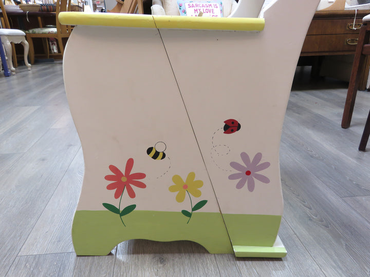 Painted Bunny Stepstool