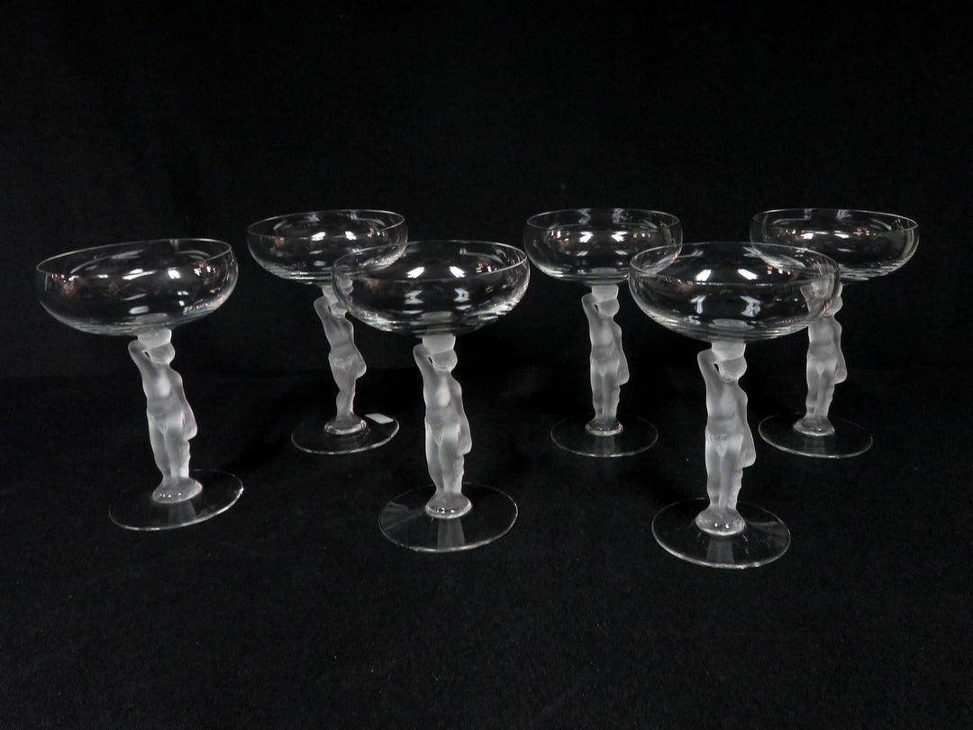 Bayel French Crystal Champagne Coupes
