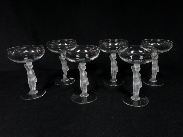 Bayel French Crystal Champagne Coupes