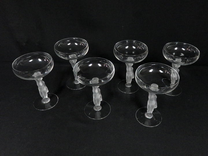 Bayel French Crystal Champagne Coupes