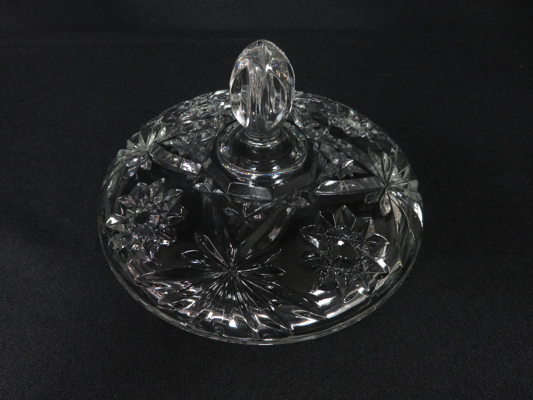 Cut Glass Covered Bowl