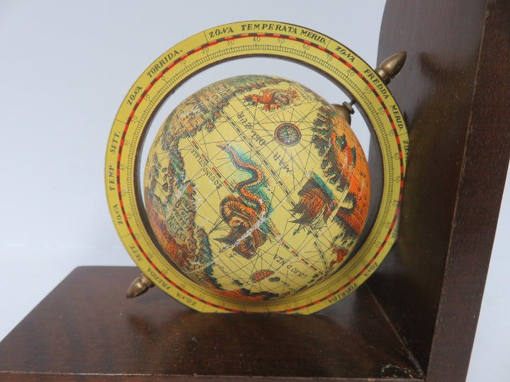 Globe Bookends