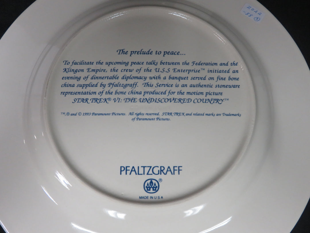 Pfaltzgraff Star Trek VI Dish Set