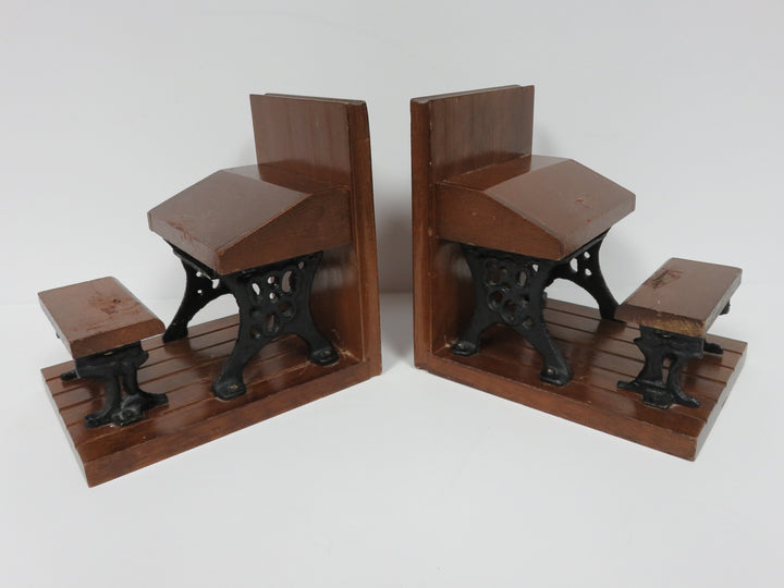 Old Fashioned Desk Bookends