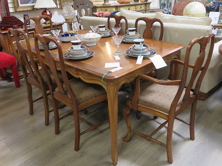 Six Queen Anne Style Dining Chairs
