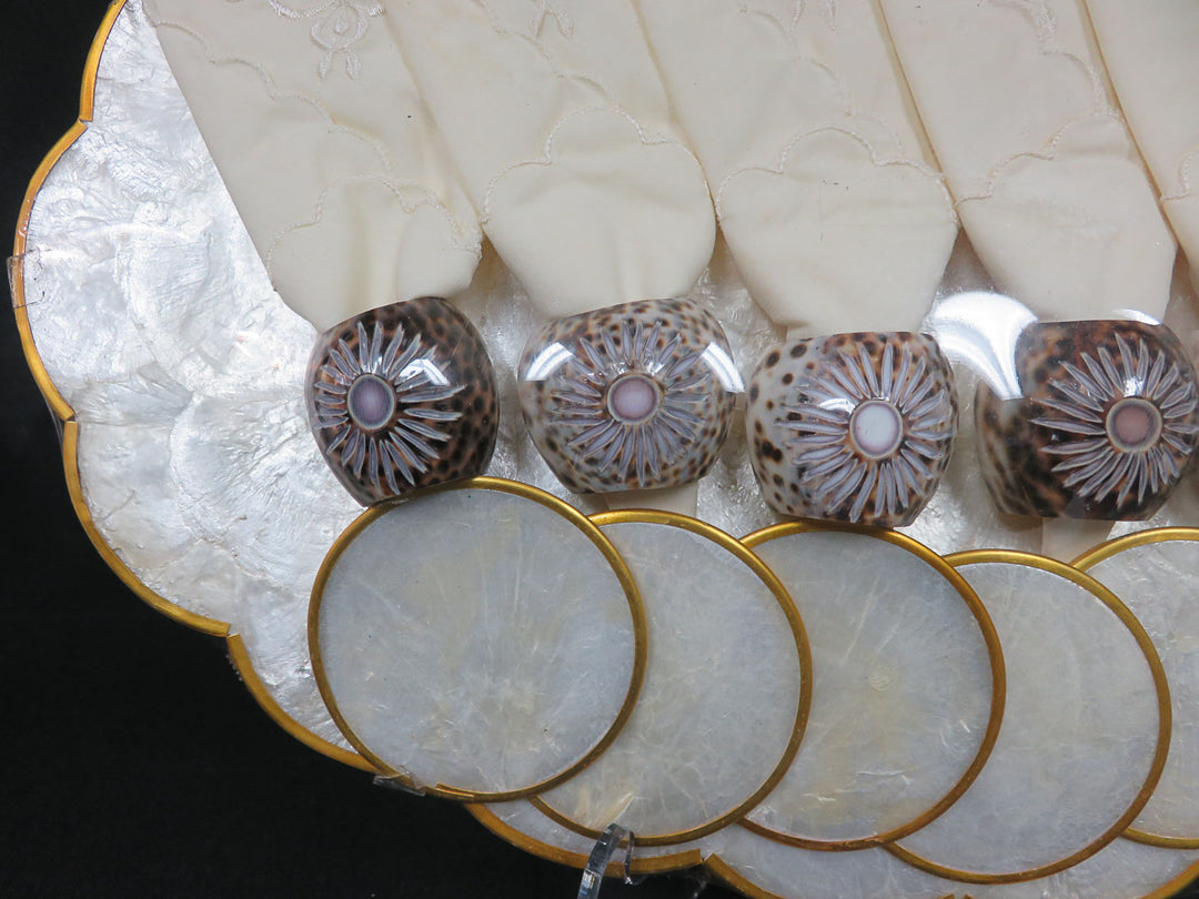 Capiz Shell Placemat and Napkin Set