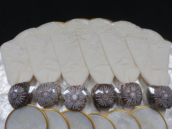 Capiz Shell Placemat and Napkin Set