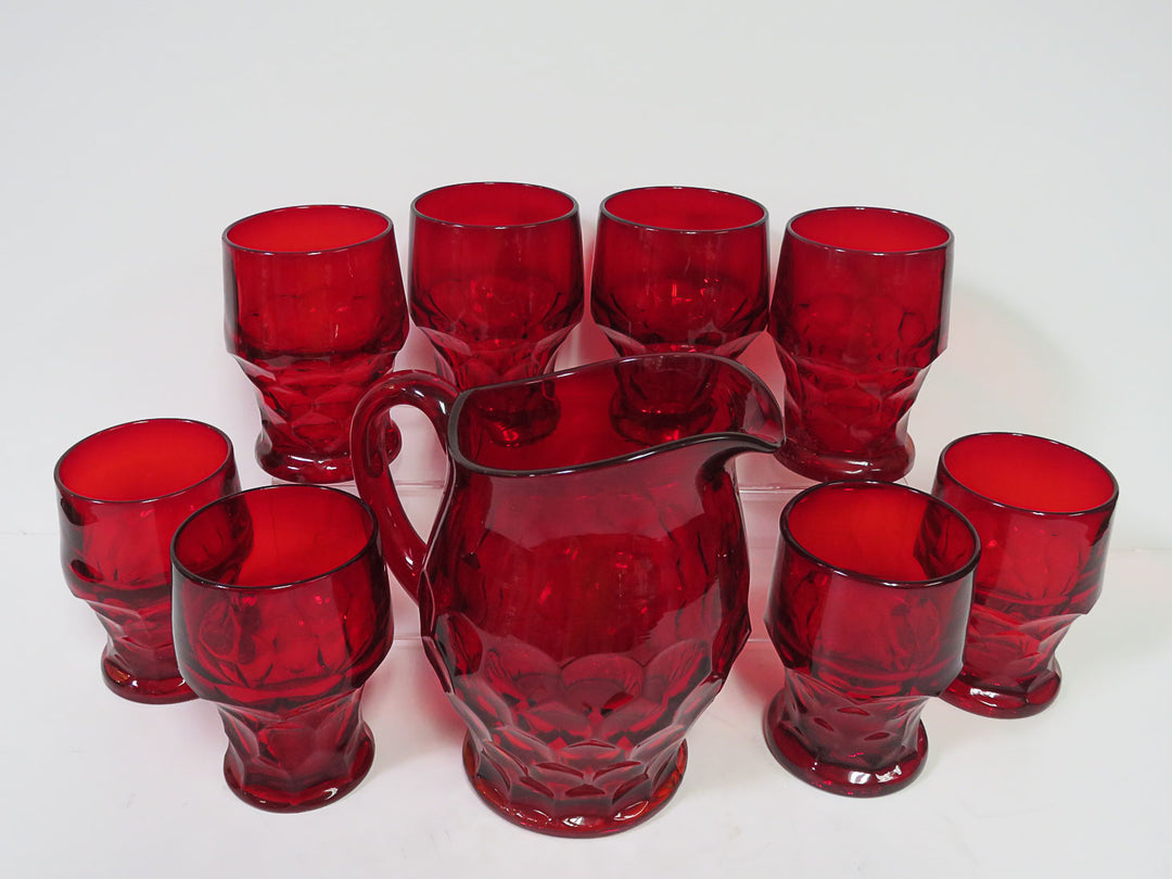 Fenton Pitcher and Tumbler Set