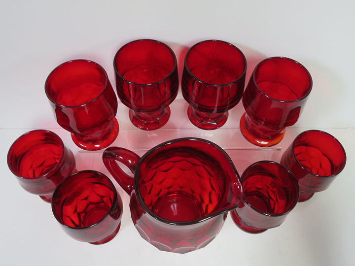 Fenton Pitcher and Tumbler Set