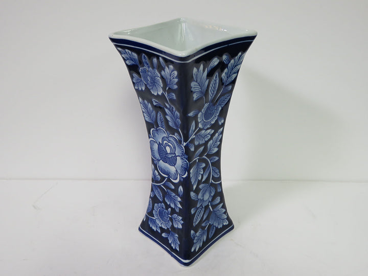 Cobalt Floral Vase