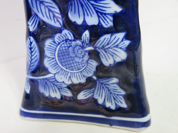 Cobalt Floral Vase