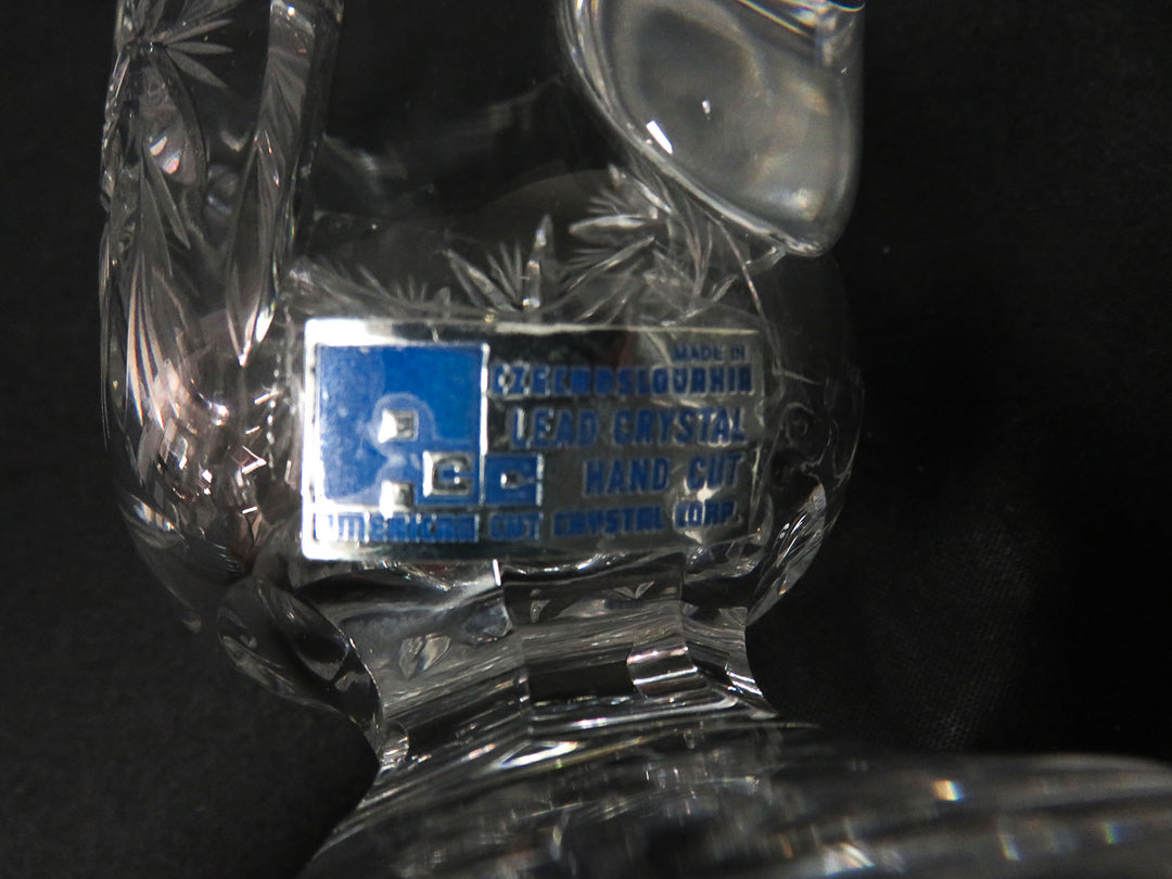 Cut Crystal Pitcher